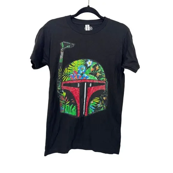 Just in 💫| Star Wars Retro Tropical Print Tshirt SZ S - Picture 1 of 7